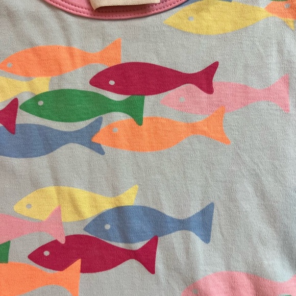 TBBC French Leaves Fishies Polly Play Dress, size 7 - Picture 4 of 4